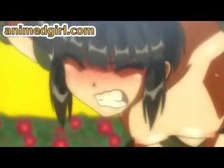 Bị ràng buộc lên hentai lõi cứng quái qua đồng tính phim hoạt hình kẹp