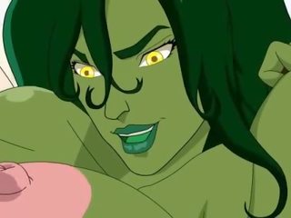 متفوق أربعة x يتم التصويت عليها قصاصة shehulk صب