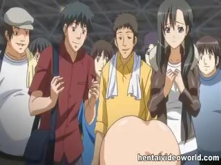 Public Anime Pussy Fingering And Fucking