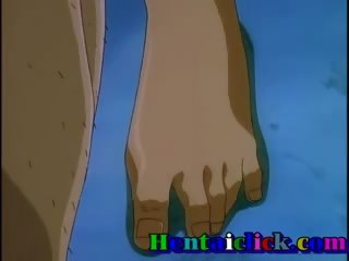 Muscular hentai homosexual guaperas extraordinary trío orgía