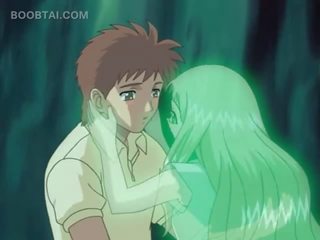 Excited anime bloke fucking a inviting ghost outdoor