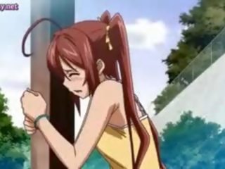 Shy Anime Teenie Gets Clit Rubbed