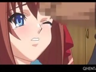 Shy Hentai Redhead Gets Stripped And Banged To Strong Orgasm