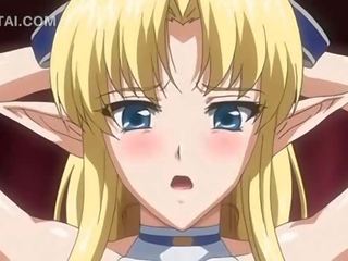 Superb blonde anime fairy cunt banged hardcore