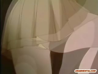 Perky Redhead Anime Coed Caught And Threesome Fucked