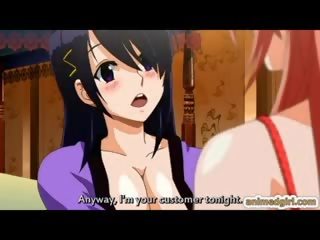 Transsexuál hentai s bigboobs fucked a tehotné anime