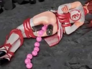 Erotic Animated seductress Gets Dildoed