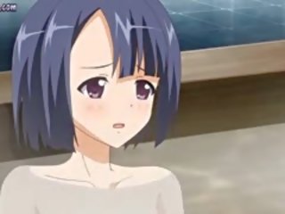 Anime goddess Gets Small Tits Rubbed