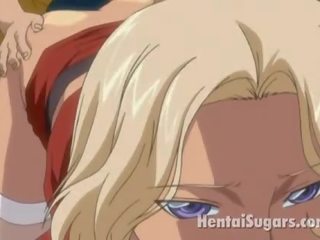 Heavenly hentai rubia clavado en la culo