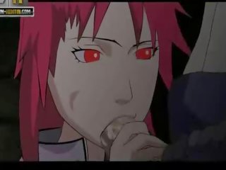 Naruto adult video Karin comes Sasuke cums