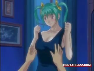 Busty Hentai Coed magnificent Riding phallus And Cumshot Allbody