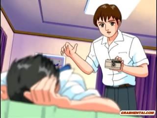 Hentai scuola mista sega e wetpussy attizzava