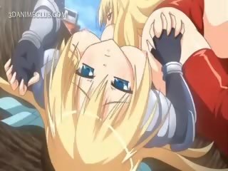 3d Anime Sixtynine With Blonde gorgeous Lesbian Teens